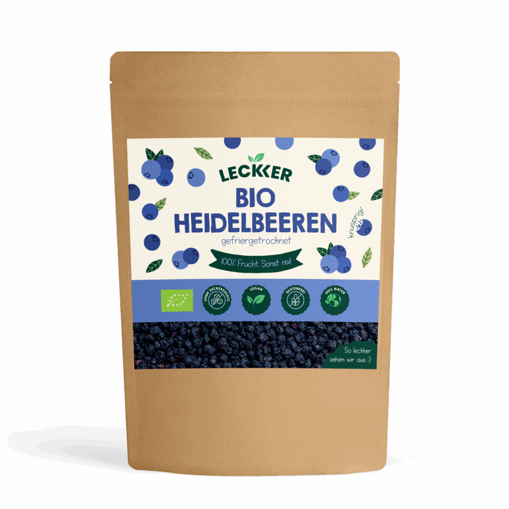 gefriergetrocknete Erdbeeren Packung
