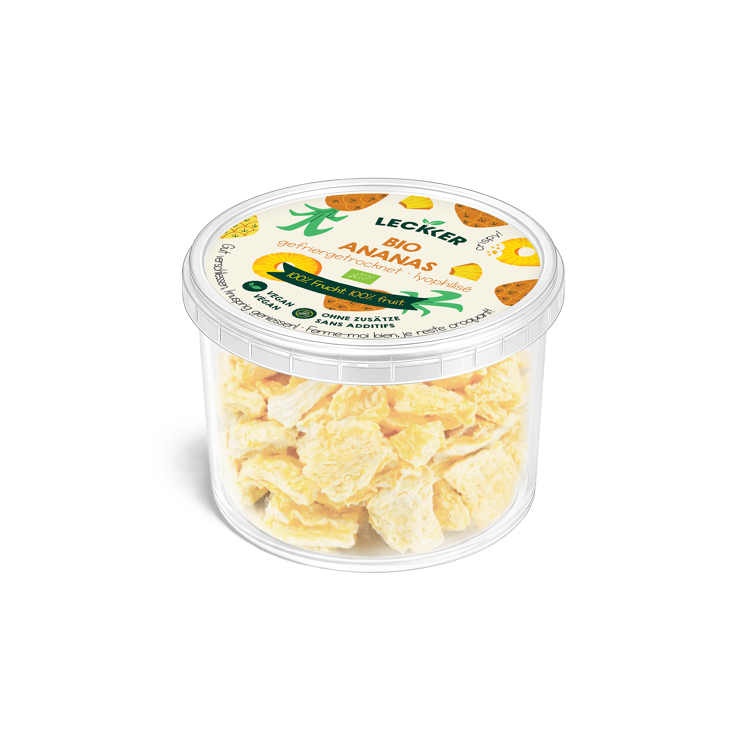 Ananas mit Sonnenbrille