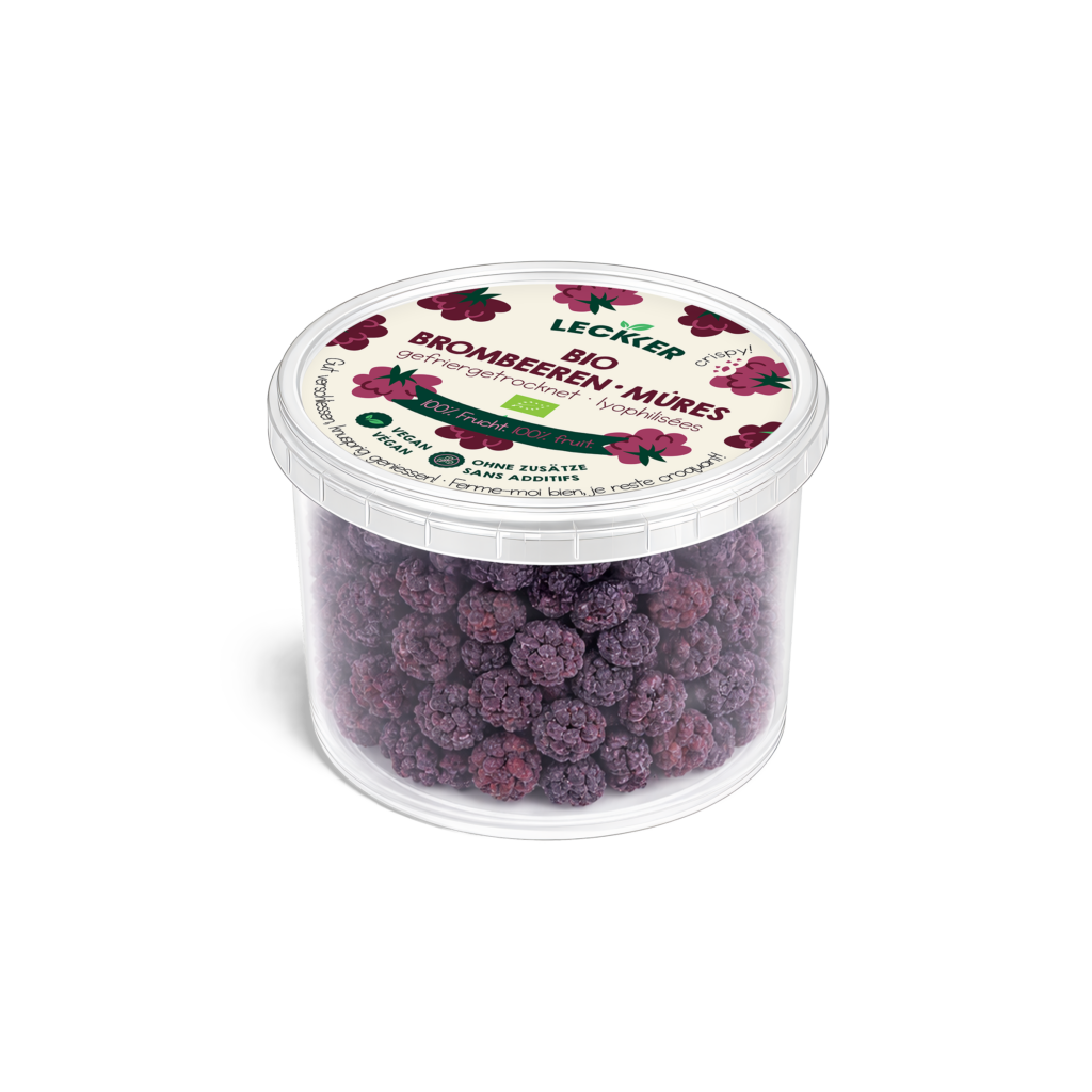 gefriergetrocknete Erdbeeren Packung