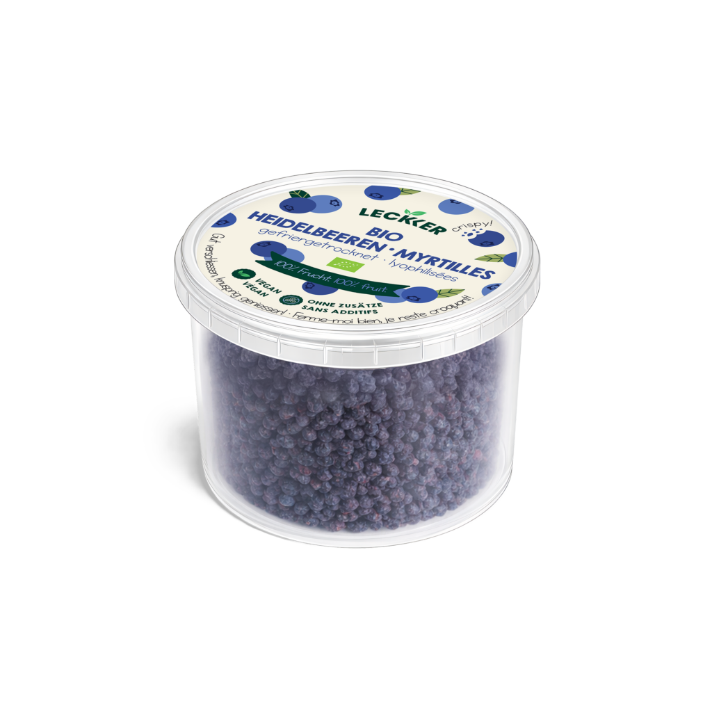 gefriergetrocknete Erdbeeren Packung