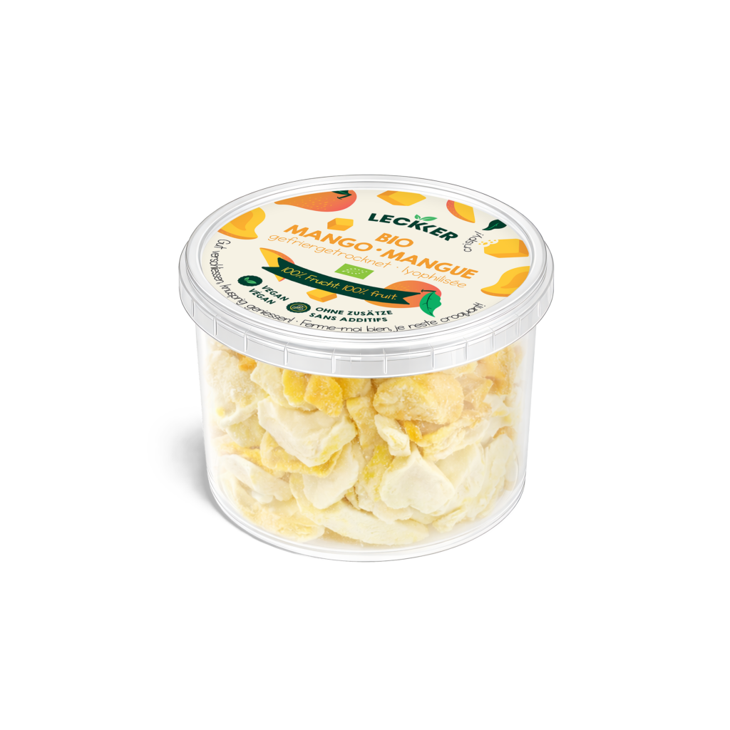 gefriergetrocknete Erdbeeren Packung